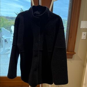 Velvet Black Teddy Jacket